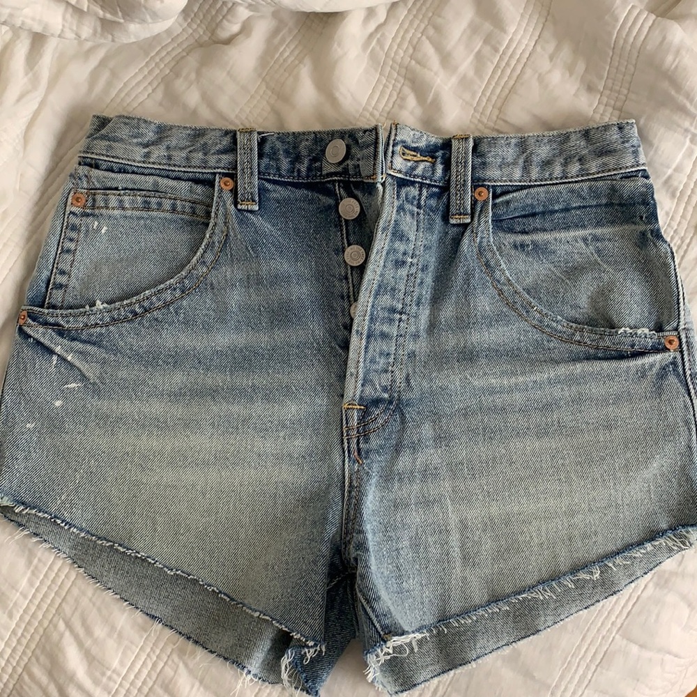 Free People We the Free “Taliesin” Cutoff Denim Shorts